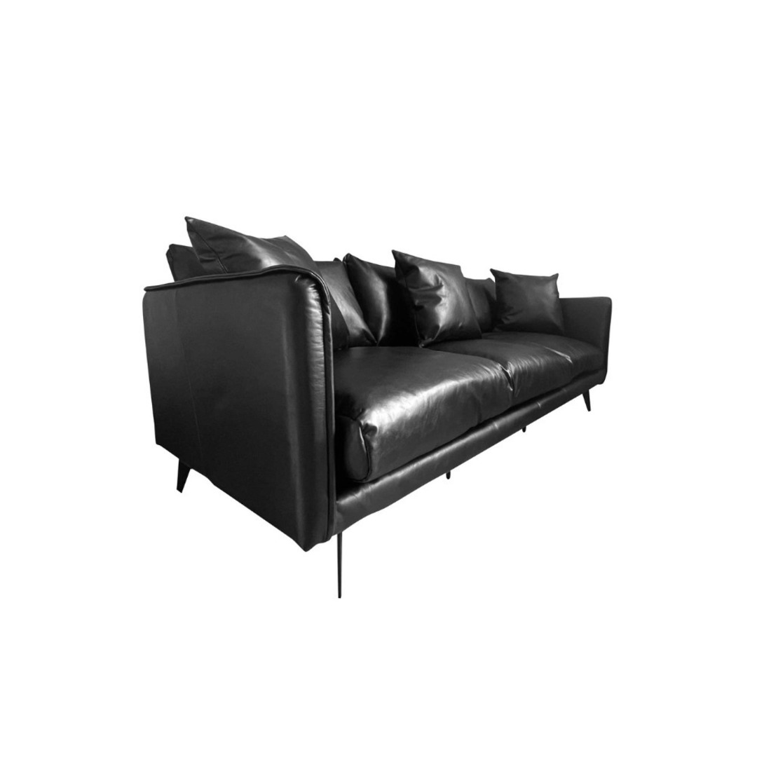 Vieste 3 Seater Leather Sofa image 1